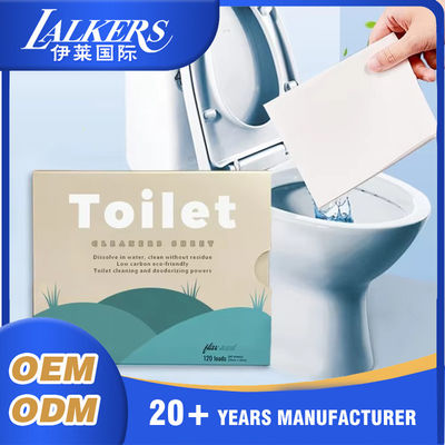 Compact ODM Eco Friendly Toilet Bowl Cleaner Strip Aman Menghilangkan noda