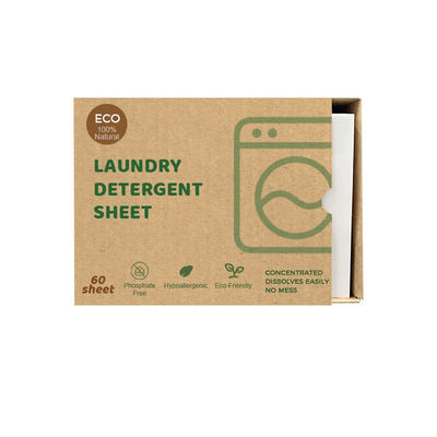 Harga bagus Eco Friendly Travel Portable Laundry Strips Biodegradable Laundry Detergent Sheet on line