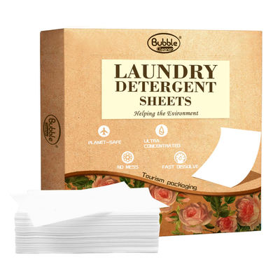 Harga bagus Lembaran Deterjen Cuci Baju dengan Aroma Bunga, Ramah Lingkungan, untuk Mesin Cuci, Lembaran Sabun on line