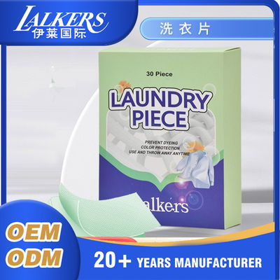 Harga bagus OEM ODM Lembut Untuk Kulit Biodegradable Detergent Sheets Untuk Penghapusan Bau on line
