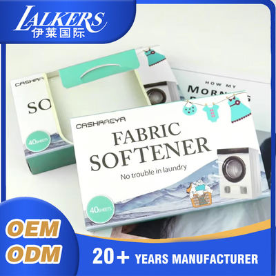 Harga bagus Skin Friendly Safe Fabric Softener Sheets Nontoxic Disesuaikan untuk penggunaan perjalanan on line