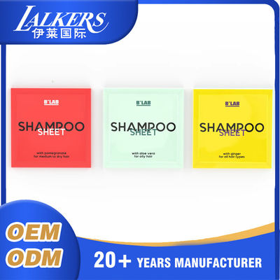 Harga bagus Lembar Shampoo Bersih Bersih Lembar Kondisioner Rambut Biodegradable on line