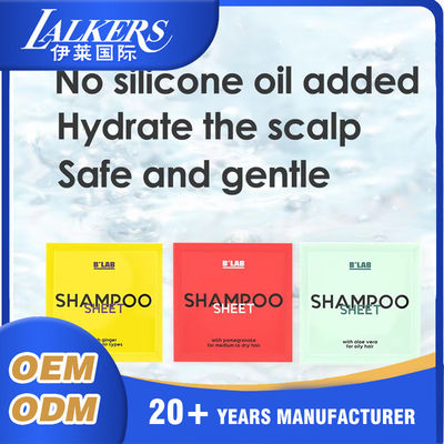 Harga bagus Lembar Shampoo Custom ramah lingkungan Menghemat Ruang Tablet Shampoo Konsentrasi on line