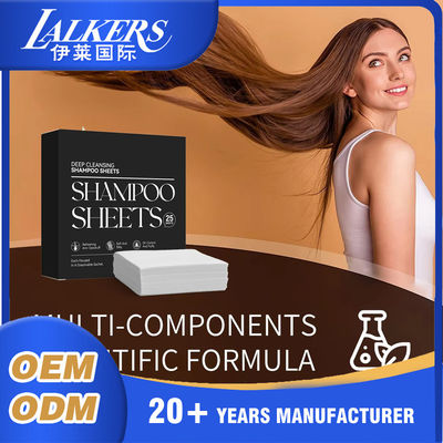 Harga bagus ODM OEM Eco Friendly Shampoo Tablets Rich Foaming Conditioner Sheets Perawatan rambut on line