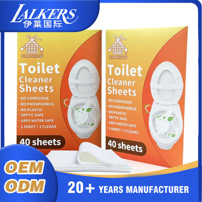 Harga bagus OEM Eco Toilet Tablet Larut dalam air Mengurangi Static Cling Mudah Digunakan on line