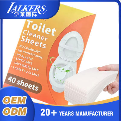 Harga bagus Lembar Pembersih Toilet ringan sekali pakai Multifungsi dengan Bau Segar on line