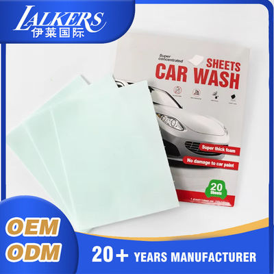 Harga bagus ODM OEM Lembar Deterjen Larut Produk pembersih mobil biodegradable on line