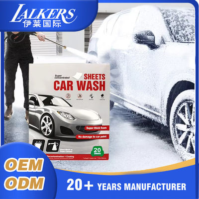 Harga bagus Biodegradable Car Wash Strip Lembar Deterjen Larut Untuk Membersihkan Mobil on line