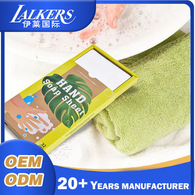 Harga bagus Custom Solid Hand Soap Sheets Tablet Sabun Tangan Buangan Buangan on line