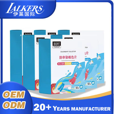 Harga bagus Kain Nonwoven 30pcs Warna Grabber Sheets Fresh Aroma Untuk Mesin Cuci on line