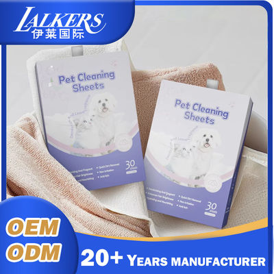 Harga bagus kertas pencuci badan hewan peliharaan sekali pakai parfum untuk anjing soft touch kamar mandi on line