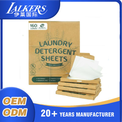 Harga bagus Efektif Membersihkan Laundry detergen Lembar Keberlanjutan Eco Laundry Strip on line