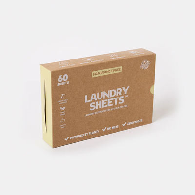 Pembersih dalam Pakaian Pembersih Lembar Biodegradable Ramah Lingkungan Menghilangkan noda mendalam 2.8-3g / lembar