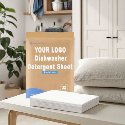 Konsentrasi ramah lingkungan Solid Laundry Detergent Pakaian Laundry Sheets