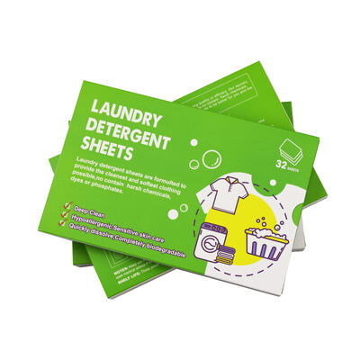 Lembar Deterjen Cucian Pewangi Lavender Ramah Lingkungan Lembar Deterjen Cucian Rumah Tangga