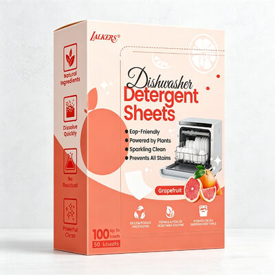 Harga bagus Eco-Friendly Hypoallergenic Long-Lasting Dish Washing Sheets and Dishwasher Cleaning Sheets on line