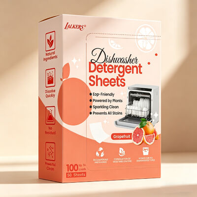 Harga bagus Custom Eco Friendly Hypoallergenic Long Lasting Dish Washing Sheets untuk Mesin Cuci Piring Otomatis on line