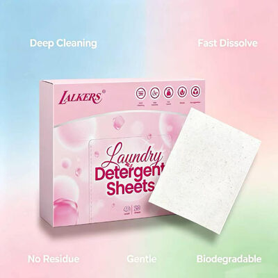 Harga bagus Lembar Deterjen Ramah Lingkungan dengan Aksi Pembersihan Mendalam, Efektif di Air Dingin & 100% Bebas Plastik on line