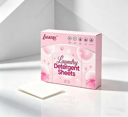 Lembar deterjen cuci formula alami dengan ukuran 11*14cm dan 50% zat aktif untuk pembersihan dalam