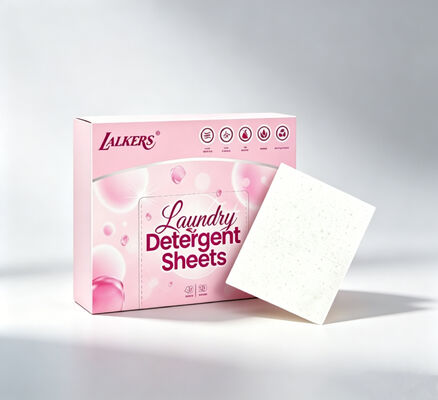 Harga bagus Lembar Deterjen Ramah Lingkungan dengan Aroma yang Dapat Disesuaikan untuk Pembersihan Kuat on line