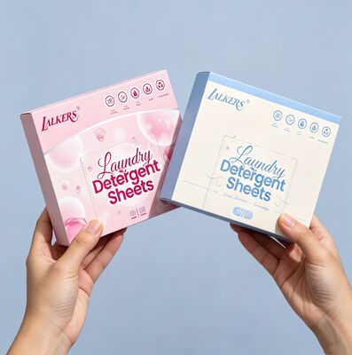 Penghapusan noda yang mendalam Lembar deterjen cuci yang ramah lingkungan dengan aroma yang dapat disesuaikan