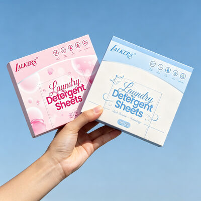 Zero Waste Commercial Grade Laundry Detergent Sheets dengan 50% bahan aktif untuk noda keras