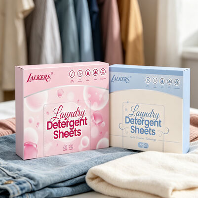Harga bagus Hipoallergenic ramah lingkungan Laundry detergent sheet tahan terhadap noda lembut pada kulit on line