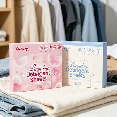 Harga bagus Hipoalergenic Eco-Friendly Laundry Detergent Sheets dengan Aroma yang Dapat Dikustomisasi untuk noda yang Kuat on line