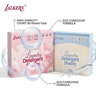 Harga bagus Lembar Deterjen Ramah Lingkungan 100% Berbasis Tumbuhan Tanpa Limbah dengan Strip Terukur untuk Pembersihan Ramah Lingkungan on line