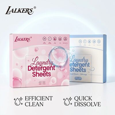 Harga bagus Lembar deterjen laundry yang kompatibel dengan semua suhu kekuatan komersial dengan surfaktan berbasis tumbuhan on line