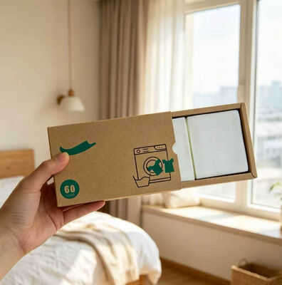 Harga bagus Lembar deterjen cuci dengan bahan biodegradable dan strip pra-porsi on line