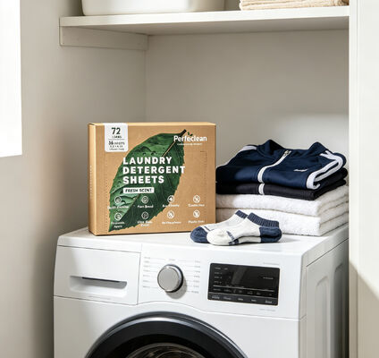 Harga bagus Zero Waste Plant Based Hypoallergenic Laundry Detergent Sheets Eco Laundry Strip on line