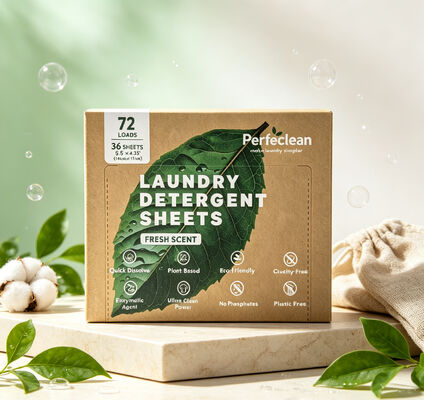 Harga bagus Lembar Deterjen Pakaian Berbasis Tumbuhan yang Dapat Terurai Secara Hayati dengan 55% Bahan Aktif untuk Mencuci Ramah Lingkungan on line