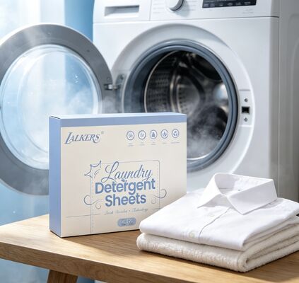 Harga bagus Lembaran Deterjen Pakaian Berbasis Tumbuhan dengan Kandungan Bahan Aktif Di Atas 55% dan Strip Deterjen Ramah Lingkungan yang Larut dalam Air on line