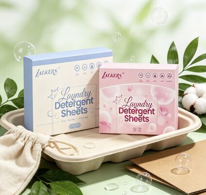Lembar Deterjen Pakaian Berbasis Tumbuhan Non-Toksik Aman untuk Pakaian & Linen Bayi