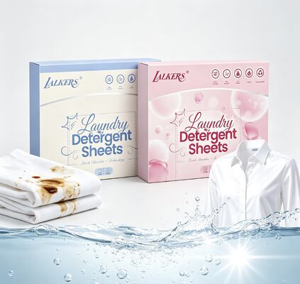 Semua suhu cepat meleleh Eco Laundry Strip dengan surfactant berbasis tumbuhan untuk noda yang keras