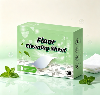 Tablet Pembersih Lantai Cepat Larut Formula Multi Permukaan Strip Pembersih Lantai Larut Menghilangkan Minyak Dapur Membandel
